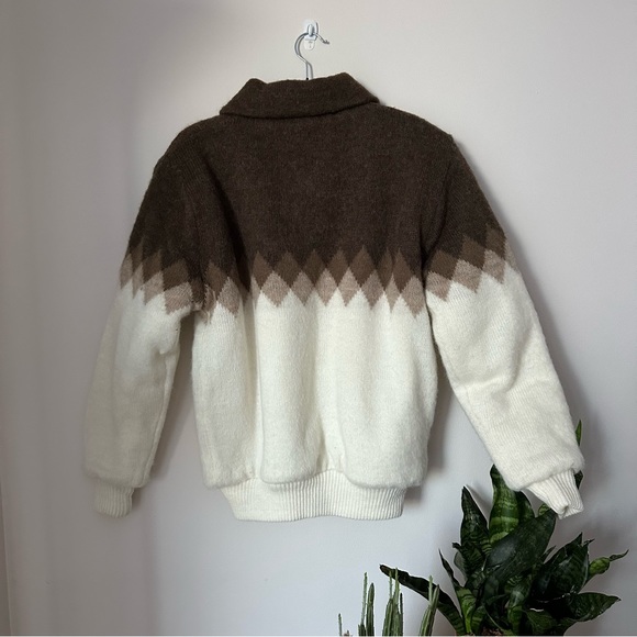 Vintage Arctic Fox Wool Sherpa Zipup Jacket - Picture 3 of 9